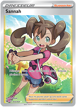 Carte Pokémon Sannah 263/264 de la série Poing de Fusion en vente au meilleur prix