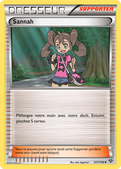 Carte Pokémon Peu commune Sannah 127/146 de la série X&Y