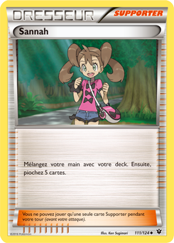 Carte Pokémon Sannah 111/124 de la série Impact des Destins en vente au meilleur prix