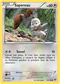 Carte Pokémon Sapereau 111/146 de la série X&Y en vente au meilleur prix