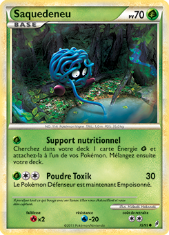 Carte Pokémon Saquedeneu 72/95 de la série Appel des Légendes en vente au meilleur prix