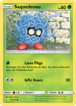 Carte Pokémon Saquedeneu 16/214 de la série Alliance Infallible en vente au meilleur prix