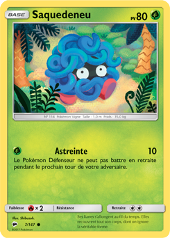 Carte Pokémon Saquedeneu 7/147 de la série Ombres Ardentes en vente au meilleur prix