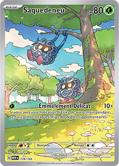 Carte Pokémon Saquedeneu 178/165 de la série 151 en vente au meilleur prix