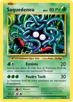 Carte Pokémon Saquedeneu 8/108 de la série Évolutions en vente au meilleur prix