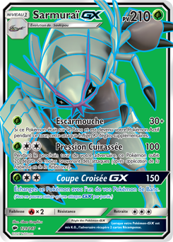 Carte Pokémon Sarmuraï GX 129/147 de la série Ombres Ardentes en vente au meilleur prix