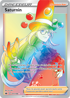 Carte Pokémon Saturnin 211/198 de la série Règne de Glace en vente au meilleur prix