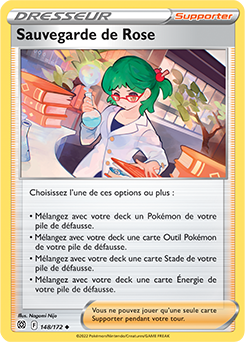 Carte Pokémon Peu commune Sauvegarde de Rose 148/172 de la série Stars Étincelantes