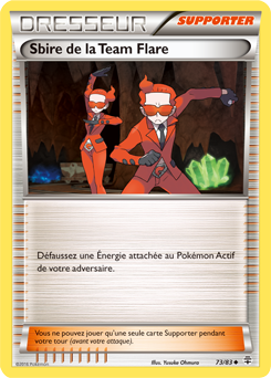 Carte Pokémon Sbire de la Team Flare 73/83 de la série Générations en vente au meilleur prix