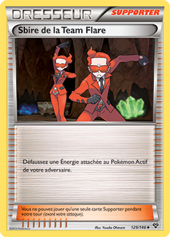 Carte Pokémon Sbire de la Team Flare 129/146 de la série X&Y en vente au meilleur prix