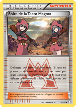Carte Pokémon Sbire de la Team Magma 30/34 de la série Double Danger en vente au meilleur prix