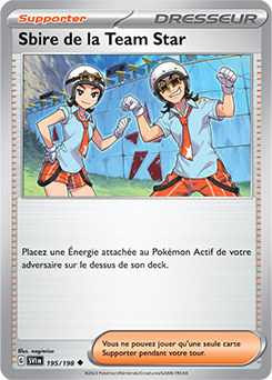 Carte Pokémon Sbire de la Team Star 195/198 de la série Écarlate et Violet en vente au meilleur prix