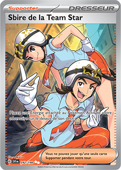 Carte Pokémon Sbire de la Team Star 242/198 de la série Écarlate et Violet en vente au meilleur prix