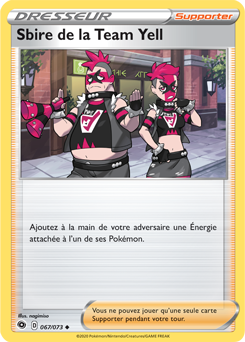 Carte Pokémon Peu commune Sbire de la Team Yell 067/073 de la série La Voie du Maître