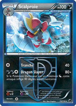 Carte Pokémon Scalproie 73/116 de la série Glaciation Plasma en vente au meilleur prix