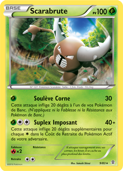 Carte Pokémon Scarabrute 9/83 de la série Générations en vente au meilleur prix