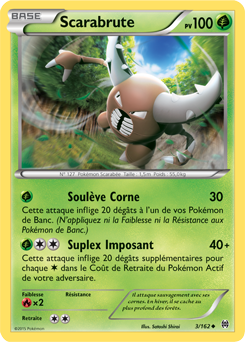 Carte Pokémon Scarabrute 3/162 de la série Impulsion Turbo en vente au meilleur prix