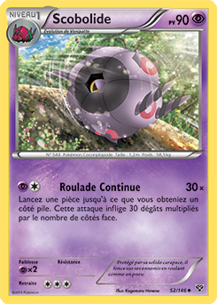 Carte Pokémon Scobolide 52/146 de la série X&Y en vente au meilleur prix