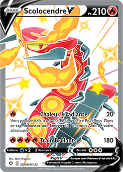 Carte Pokémon Scolocendre V SV108/SV122 de la série Destinées Radieuses en vente au meilleur prix