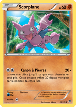 Carte Pokémon Scorplane 46/119 de la série Vigueur Spectrale en vente au meilleur prix