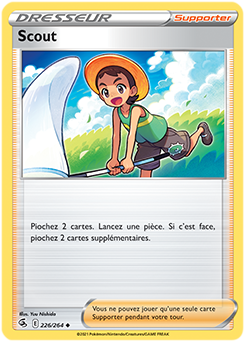 Carte Pokémon Scout 226/264 de la série Poing de Fusion en vente au meilleur prix