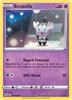 Carte Pokémon Scrutella 73/189 de la série Ténèbres Embrasées en vente au meilleur prix