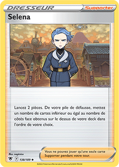 Carte Pokémon Peu commune Selena 138/189 de la série Astres Radieux