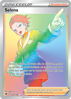 Carte Pokémon Selena 201/189 de la série Astres Radieux en vente au meilleur prix