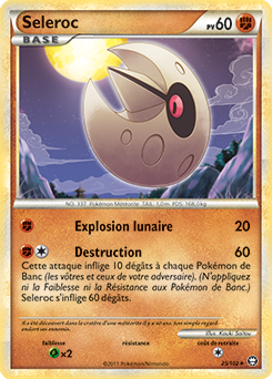 Carte Pokémon Seleroc 25/102 de la série Triomphe en vente au meilleur prix