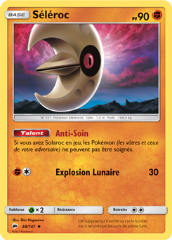 Carte Pokémon Séléroc 68/147 de la série Ombres Ardentes en vente au meilleur prix