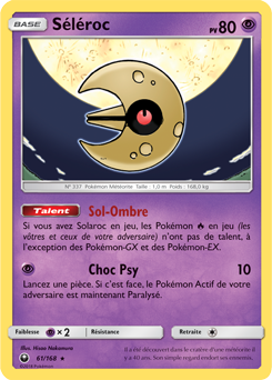 Carte Pokémon Séléroc 61/168 de la série Tempête Céleste en vente au meilleur prix