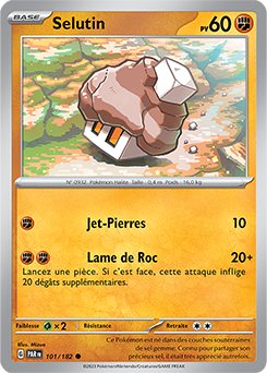 Carte Pokémon Selutin 101/182 de la série Faille Paradoxe en vente au meilleur prix