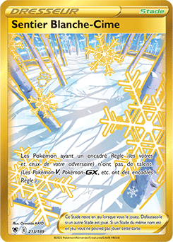 Carte Pokémon Sentier Blanche-Cime 213/189 de la série Astres Radieux en vente au meilleur prix