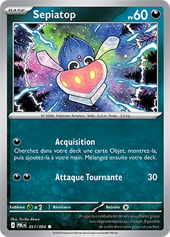 Carte Pokémon Sepiatop 51/84 de la série Nuit Noire en vente au meilleur prix