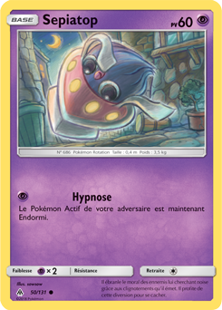 Carte Pokémon Sepiatop 50/131 de la série Lumière Interdite en vente au meilleur prix