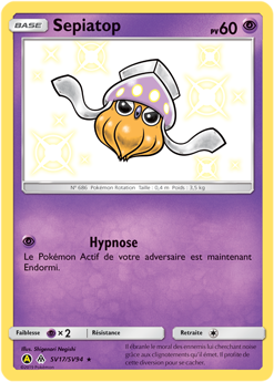 Carte Pokémon Sepiatop SV17/SV94 de la série Destinées Occultes en vente au meilleur prix