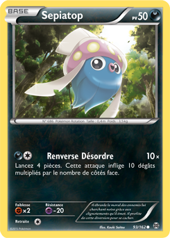 Carte Pokémon Sepiatop 93/162 de la série Impulsion Turbo en vente au meilleur prix