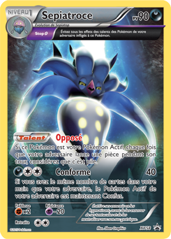 Carte Pokémon Promo Sepiatroce XY58 de la série Promos XY