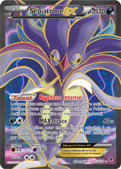 Carte Pokémon Sepiatroce EX 115/119 de la série Vigueur Spectrale en vente au meilleur prix