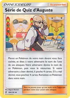 Carte Pokémon Série de Quiz d’Auguste 186/236 de la série Harmonie des Esprits en vente au meilleur prix