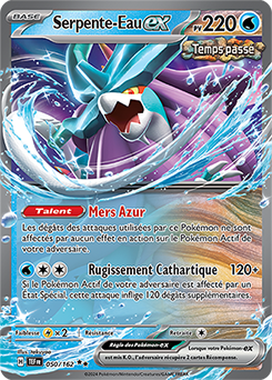 Carte Pokémon Serpente-Eau ex 50/162 de la série Forces Temporelles en vente au meilleur prix