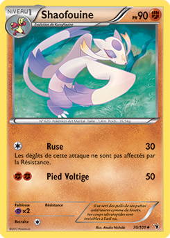 Carte Pokémon Shaofouine 70/101 de la série Nobles Victoires en vente au meilleur prix