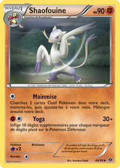 Carte Pokémon Shaofouine 68/99 de la série Destinées Futures en vente au meilleur prix