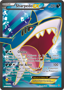 Carte Pokémon Pokémon Full Art Sharpedo EX 152/160 de la série Primo Choc