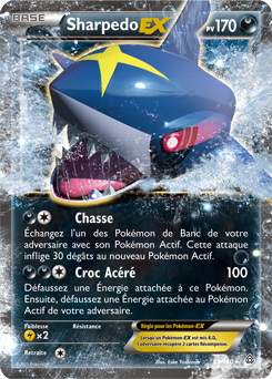 Carte Pokémon Sharpedo EX 91/160 de la série Primo Choc en vente au meilleur prix