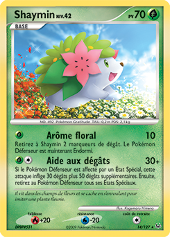 Carte Pokémon Shaymin 14/127 de la série Platine en vente au meilleur prix