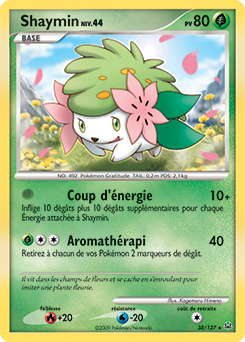 Carte Pokémon Shaymin 38/127 de la série Platine en vente au meilleur prix