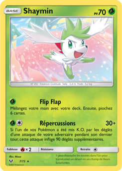 Carte Pokémon Shaymin 7/73 de la série Légendes Brillantes en vente au meilleur prix