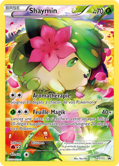 Carte Pokémon Promo Shaymin XY115 de la série Promos XY