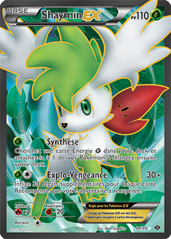 Carte Pokémon Shaymin EX 94/99 de la série Destinées Futures en vente au meilleur prix